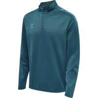 Hummel hmlCORE XK HALF ZIP POLY SWEAT - BLUE CORAL - M