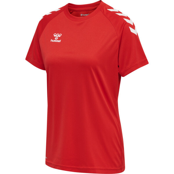 Hummel hmlCORE XK CORE POLY T-SHIRT S/S WOMAN - TRUE RED - S