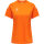 Hummel hmlCORE XK CORE POLY T-SHIRT S/S WOMAN - ORANGE TIGER - S