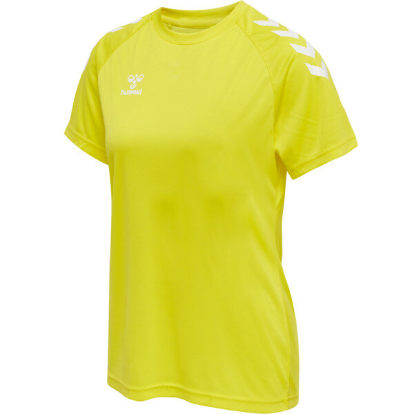 Hummel hmlCORE XK CORE POLY T-SHIRT S/S WOMAN - BLAZING YELLOW - S