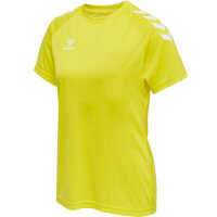 Hummel hmlCORE XK CORE POLY T-SHIRT S/S WOMAN - BLAZING YELLOW - S