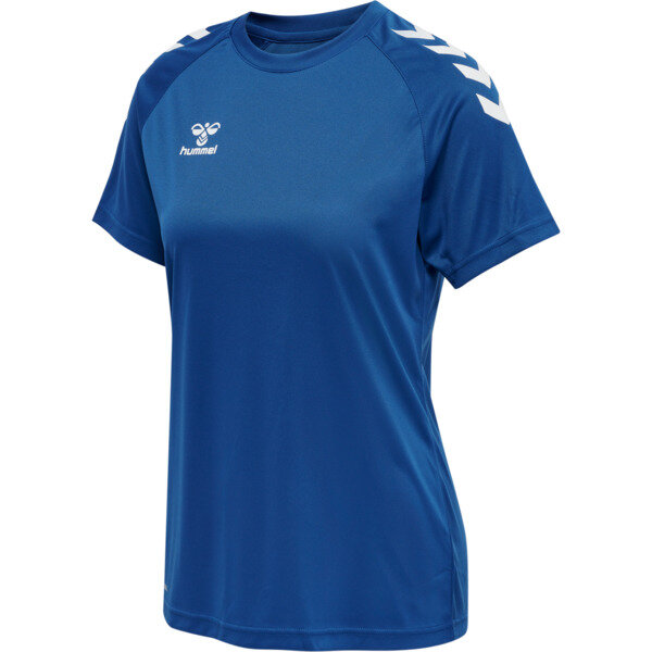 Hummel hmlCORE XK CORE POLY T-SHIRT S/S WOMAN - TRUE BLUE - S