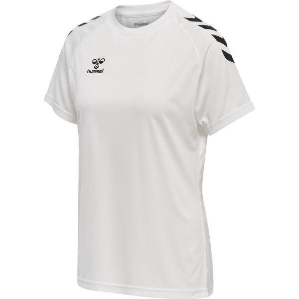Hummel hmlCORE XK CORE POLY T-SHIRT S/S WOMAN - WHITE - S