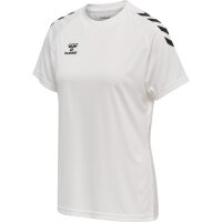 Hummel hmlCORE XK CORE POLY T-SHIRT S/S WOMAN - WHITE - S