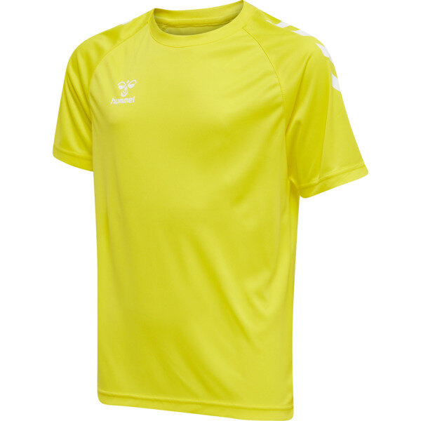 Hummel hmlCORE XK CORE POLY T-SHIRT S/S KIDS - BLAZING YELLOW - 116