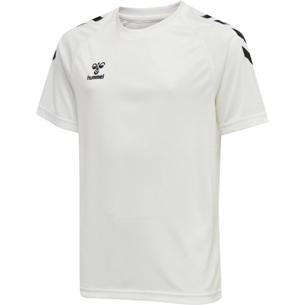 Hummel hmlCORE XK CORE POLY T-SHIRT S/S KIDS - WHITE - 176