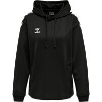 Hummel hmlCORE XK POLY SWEAT HOODIE WOMAN - BLACK - XS