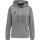 Hummel hmlCORE XK POLY SWEAT HOODIE WOMAN - GREY MELANGE - L