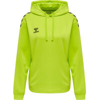 Hummel hmlCORE XK POLY SWEAT HOODIE WOMAN - LIME POPSICLE - S