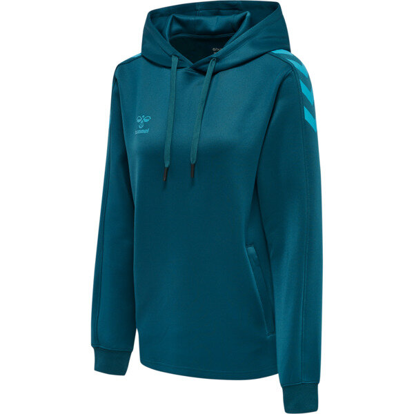 Hummel hmlCORE XK POLY SWEAT HOODIE WOMAN - BLUE CORAL - M