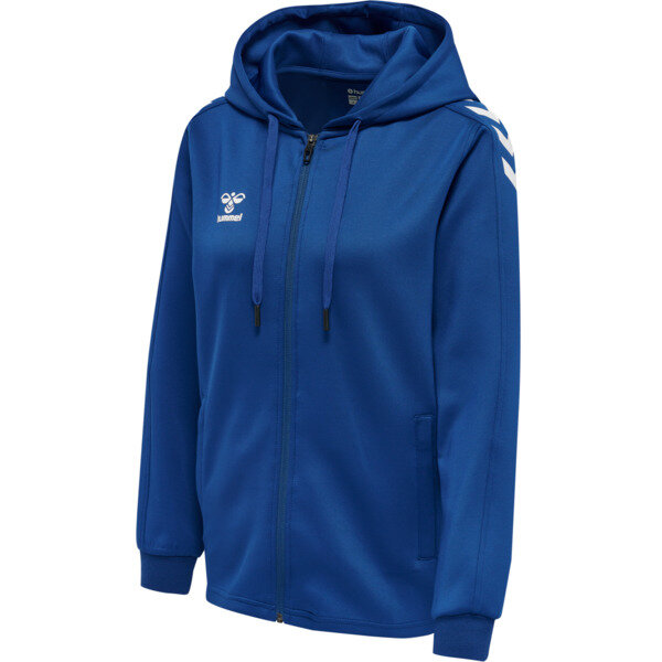 Hummel hmlCORE XK POLY ZIP HOOD SWEAT WOMAN - TRUE BLUE - L