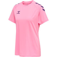 Hummel hmlCORE XK CORE POLY T-SHIRT S/S WOMAN - COTTON CANDY - S