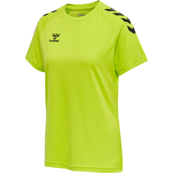 Hummel hmlCORE XK CORE POLY T-SHIRT S/S WOMAN - LIME POPSICLE - L