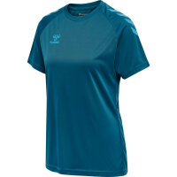 Hummel hmlCORE XK CORE POLY T-SHIRT S/S WOMAN - BLUE CORAL - 2XL