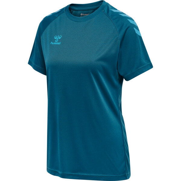 Hummel hmlCORE XK CORE POLY T-SHIRT S/S WOMAN - BLUE CORAL - XS
