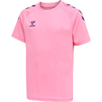 Hummel hmlCORE XK CORE POLY T-SHIRT S/S KIDS - COTTON CANDY - 140