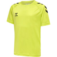 Hummel hmlCORE XK CORE POLY T-SHIRT S/S KIDS - LIME POPSICLE - 140