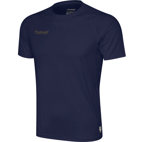 Hummel HML FIRST PERFORMANCE JERSEY S/S Blau Größe L