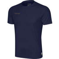 Hummel HML FIRST PERFORMANCE JERSEY S/S Blau Größe M