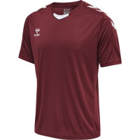 Hummel hmlCORE XK POLY JERSEY S/S - MAROON - S