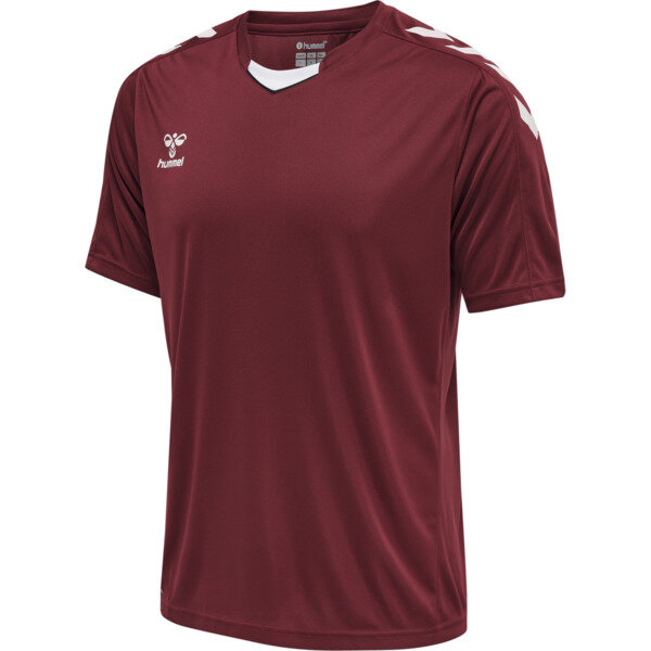 Hummel hmlCORE XK POLY JERSEY S/S - MAROON - 2XL