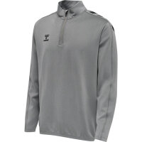 Hummel hmlCORE XK HALF ZIP POLY SWEAT - GREY MELANGE - M