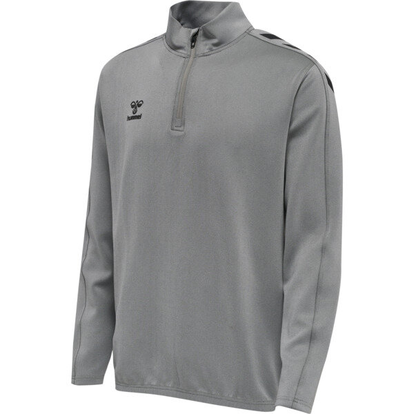 Hummel hmlCORE XK HALF ZIP POLY SWEAT - GREY MELANGE - 2XL