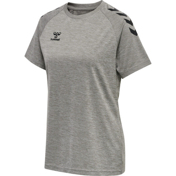 Hummel hmlCORE XK CORE POLY T-SHIRT S/S WOMAN - GREY MELANGE - 2XL