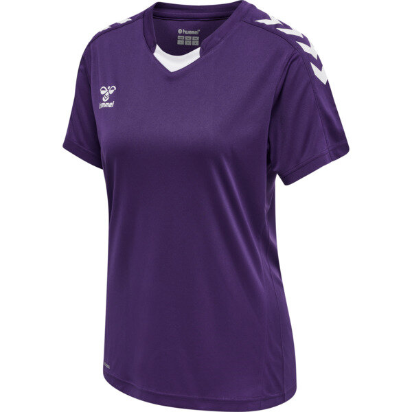Hummel    hmlCORE XK POLY JERSEY S/S WOMAN ACAI/WHITE 2XL
