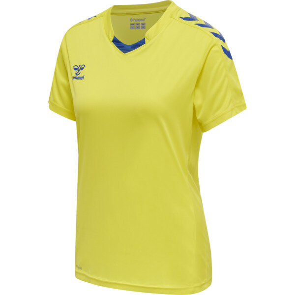 Hummel    hmlCORE XK POLY JERSEY S/S WOMAN BLAZING YELLOW/TRUE BLUE M