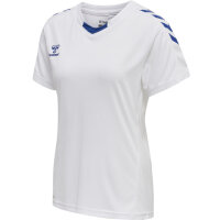 Hummel    hmlCORE XK POLY JERSEY S/S WOMAN WHITE/TRUE BLUE 2XL