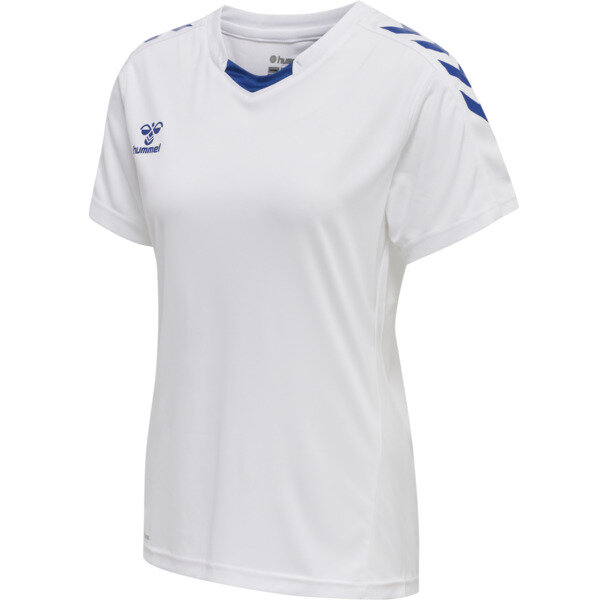 Hummel    hmlCORE XK POLY JERSEY S/S WOMAN WHITE/TRUE BLUE L