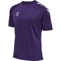 Hummel hmlCORE XK CORE POLY T-SHIRT S/S Herren ACAI/WHITE L