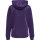 Hummel hmlCORE XK POLY SWEAT HOODIE WOMAN - ACAI/WHITE - S