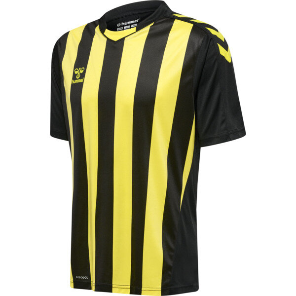 Hummel hmlCore XK Striped Trikot Herren BLACK/BLAZING YELLOW M