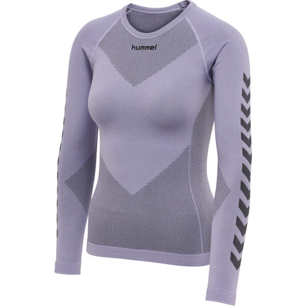 HUMMEL FIRST SEAMLESS JERSEY L/S WOMAN LAVENDER MELANGE XS-S