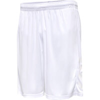 hmlCORE XK POLY SHORTS - WHITE/WHITE - S