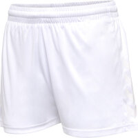 Hummel hmlCORE XK POLY SHORTS WOMAN - WHITE/WHITE - XS