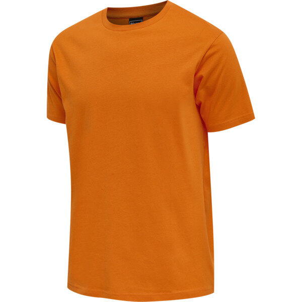 Hummel hmlRED BASIC T-SHIRT S/S - ORANGE TIGER - M