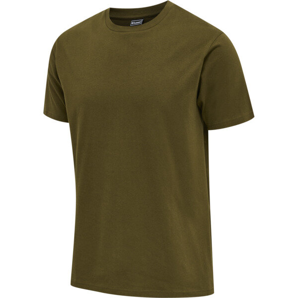 Hummel hmlRED BASIC T-SHIRT S/S - DARK OLIVE - S