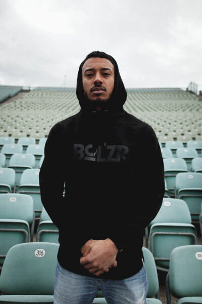 Bolzr Hoodie Schwarz Schwarz