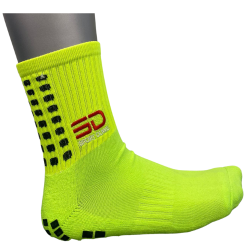 Sport Duwe Grip Socks neon-grün/gelb
