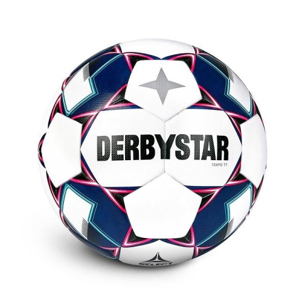 Derbystar Fussball Tempo TT 5 Weiss/Blau
