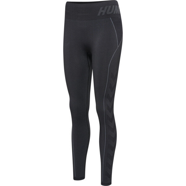 Hummel hmlTE CHRISTEL SEAMLESS MW TIGHTS blackasphaltmelange M