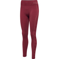 Hummel hmlTE CHRISTEL SEAMLESS MW TIGHTS cabernetapplebuttermelange L