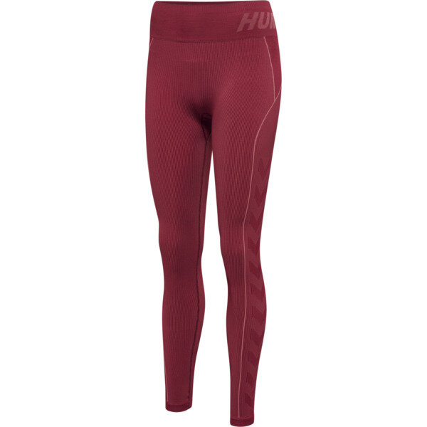 Hummel hmlTE CHRISTEL SEAMLESS MW TIGHTS cabernetapplebuttermelange XS