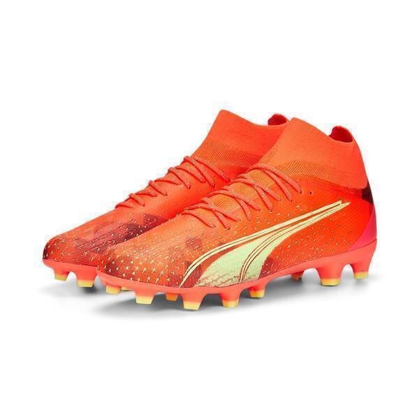 Puma Ultra Pro FG/AG Fussballschuhe Herren coral-fizzy light-black 45