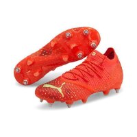 Puma Future Z 1.4 MxSG Fussballschuhe fiery coral-fizzy light puma black-salmon 43