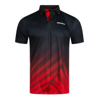 Donic Poloshirt Flow schwarz-rot M