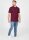 Jako Polo Organic weinrot XXXL